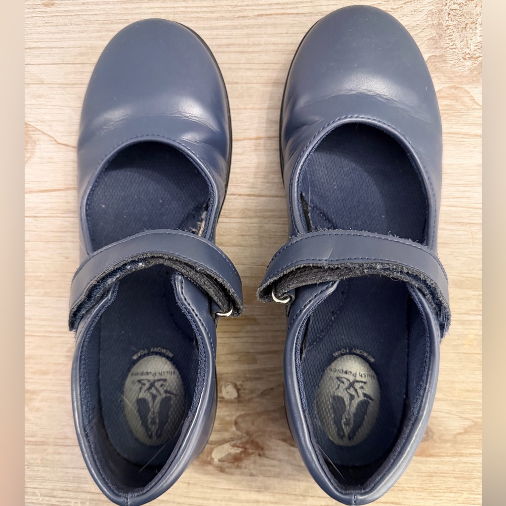 Hush Puppies Navy Mary Jane Dress Shoes